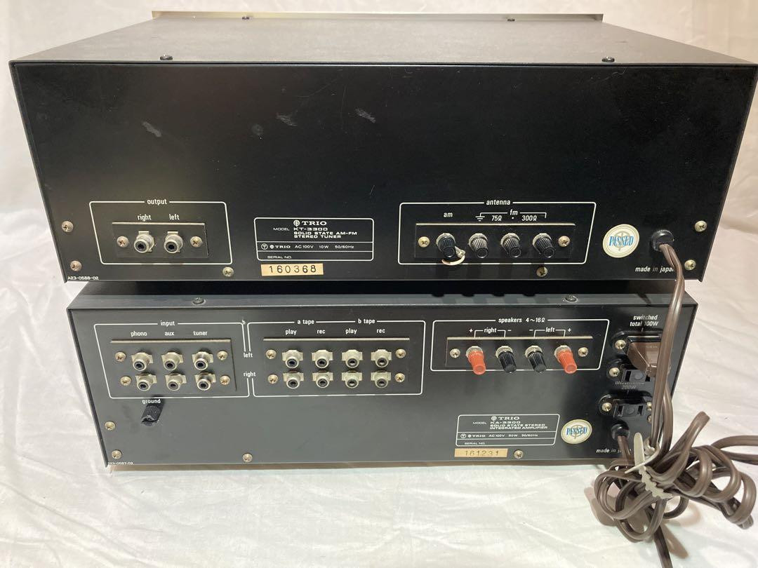 Trio Ka-3300 Amplifier Kt-3300 Am Fm Tuner Set | eBay Trio Ka-3300 Amplifier Kt-3300 Am Fm Tuner Set | eBay