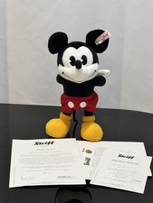Steiff Mickey Mouse 354939 2014 Exclusive 2000 Made With Tags 9.5 Inches