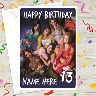 CARDTAILOR KATSEYE Personalised Birthday Card - A5 music manon daniela yoonchae gnarly