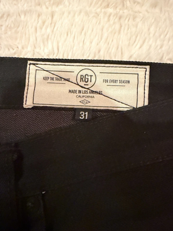 Rogue Territory RGT Stanton Selvedge Denim Jeans Made Japanese Stealth Black 31 - Image 3 of 4