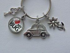 LOVE MY BUG CAR KEYCHAIN PURSE CLIP BAG CHARM BACKPACK BAG FOB