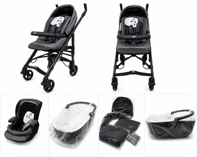 Chicco Duo Stylego Up Crossover Cool Grey Kinderwagen + Buggy Sportwagen 2in1 - Bild 1 von 4
