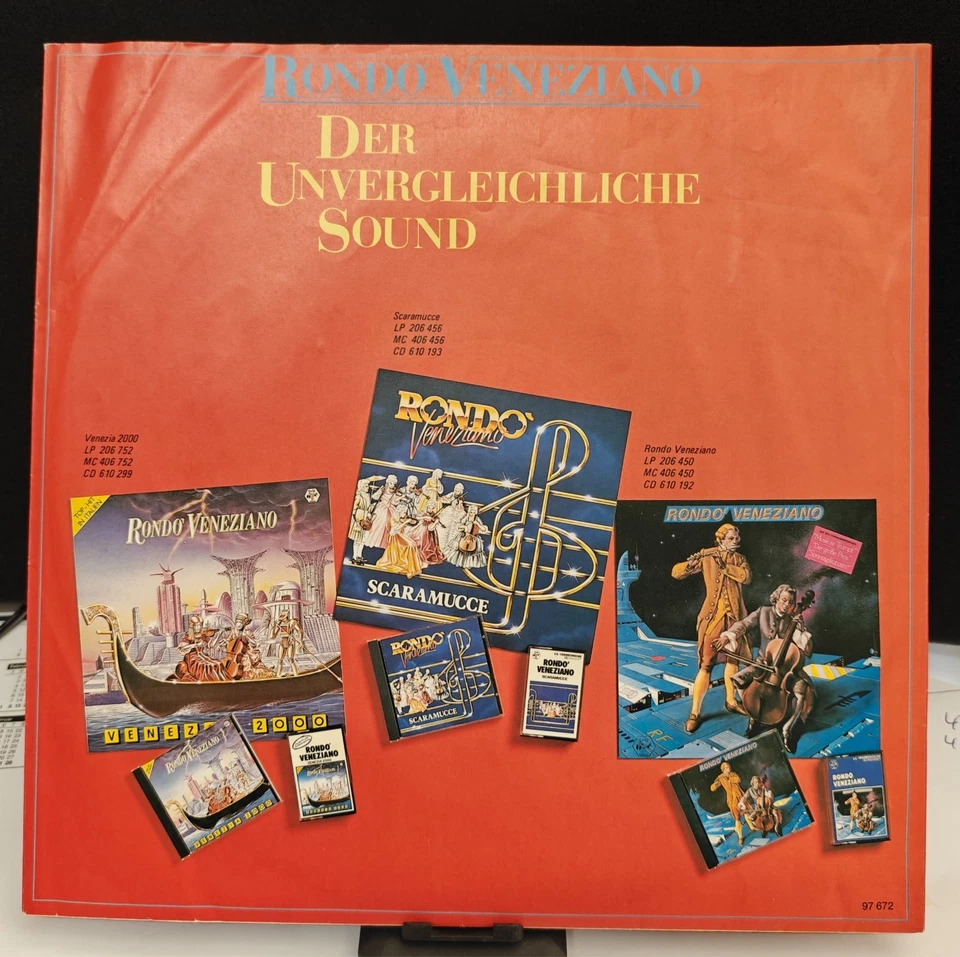 LP / Schallplatte / Vinyl - RONDO VENEZIANO - POESIA DI VENEZIA - Bild 4 von 4