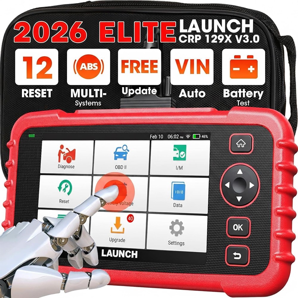 LAUNCH CRP129X Elite V3.0 valise de diagnostic auto avec 12 fonctions de service