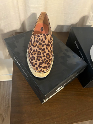 Dr. Scholl's Essential Collection Slip-On Flats Animal Print Tan/Black 7.5M