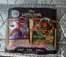 Disney Lorcana Wilds Unknown 2-Player Starter Deck - Elastigirl  Buzz Lightyear