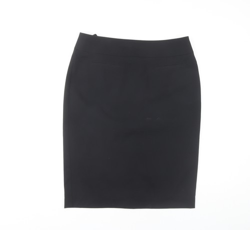 Marks and Spencer Damen Schwarz Bleistiftrock Größe 12