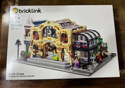 LEGO Bricklink Designer Program Brick Cross Train Station 910034 NISB