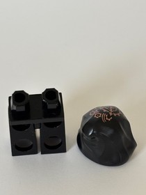 LEGO Ninjago Time Twin Young Krux Acronix Minifigure 70626 Headgear & Legs Only