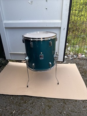 16'' PP Floor Tom Drum. Teak Blau Finish. 16x15''. Tolles Set Add On. Versandkostenfrei.