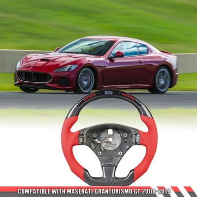 Real Carbon Fiber LED Steering Wheel Fits Maserati GranTurismo GT 2008-2018 2019