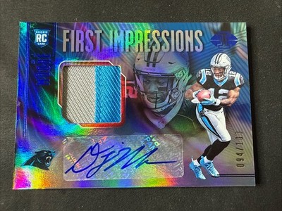 2018 Panini Illusions - First Impressions RC Patch Auto D.J. Moore /100 RPA