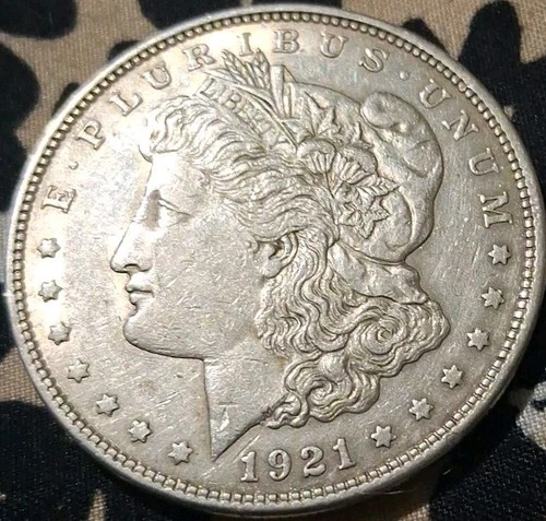 1921 P Morgan Silver Dollar XF .900 Silver