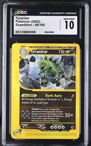 Tyranitar graded CGC 10 for sale on eBay