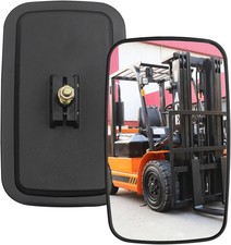 9x5.5in Universal Forklift Mirrors - Adjustable Glass Mirror For Truck Tractor
