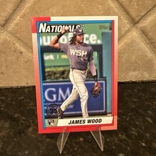 2025 Topps Series 1 - 1990 Topps Baseball James Wood #T90-39 (RC)