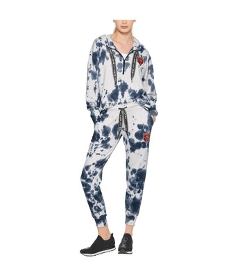 DKNY Womens Chicago Bears Athletic Sweatpants, Blue, Small