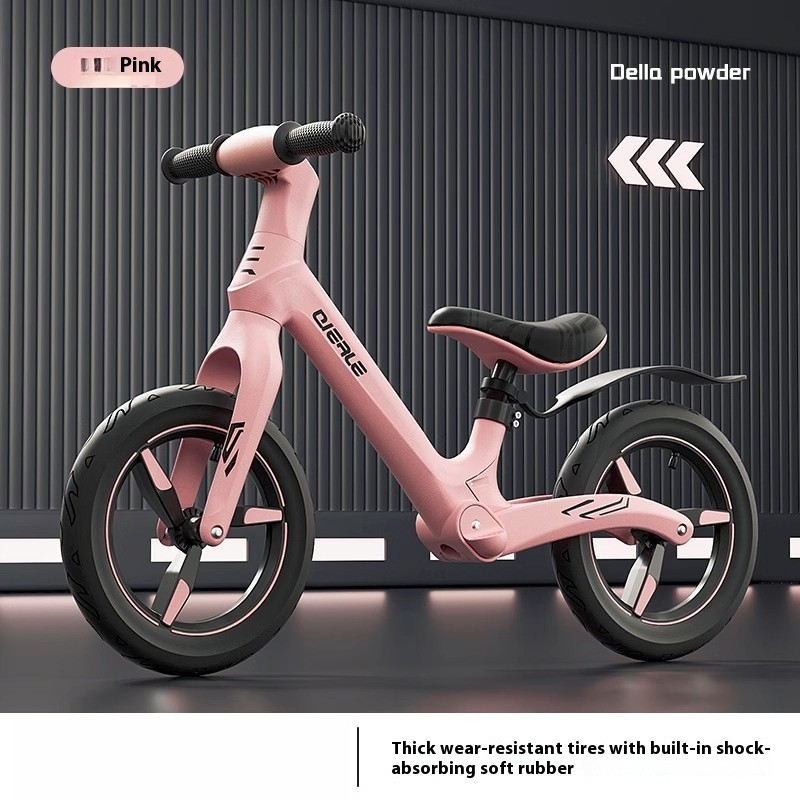 12inch Bike for Children Without Pedals1-6Year Old Boys and Girls Bicycle Walkin