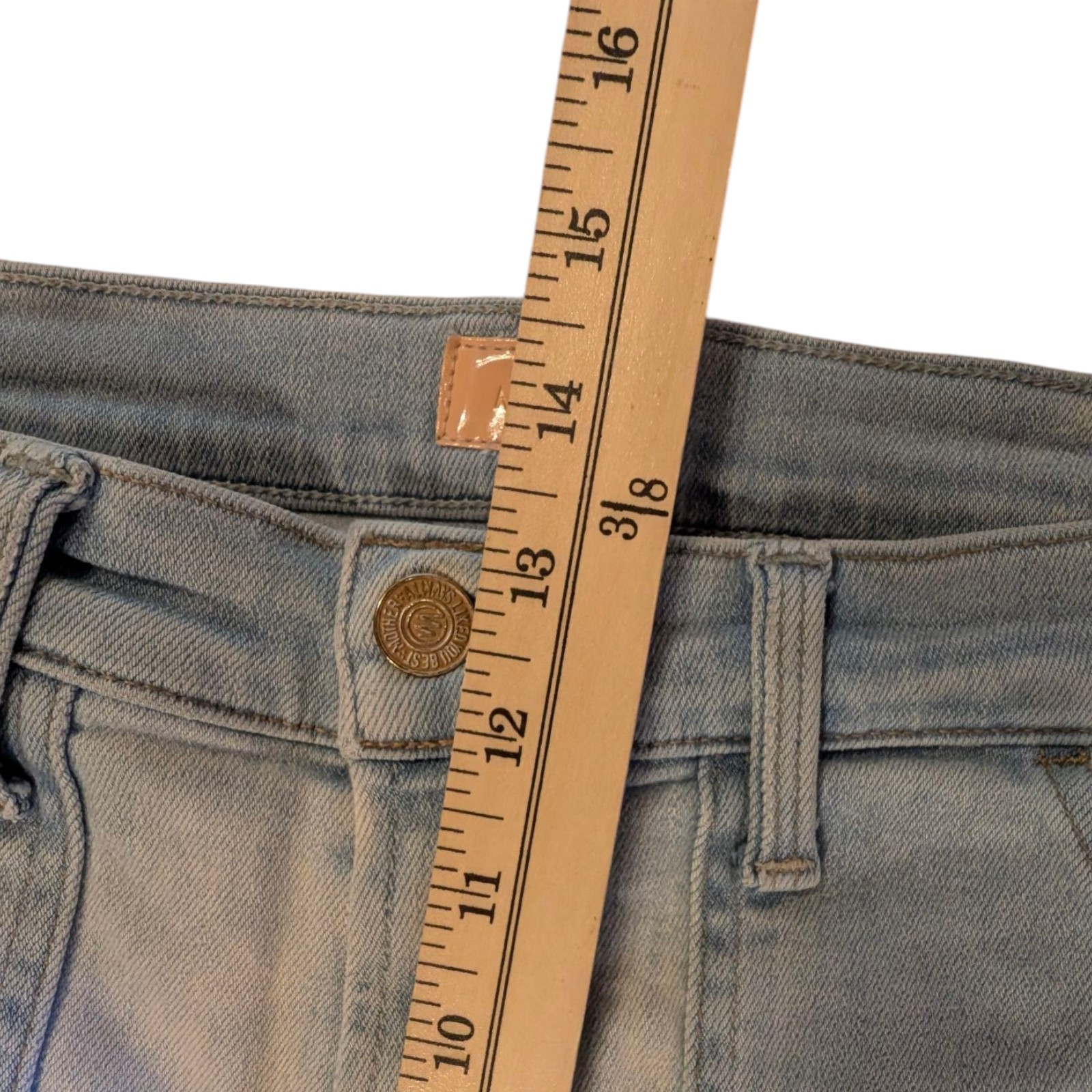 Mother Denim The Wrapper Patch Springy Ankle Jean… - image 10