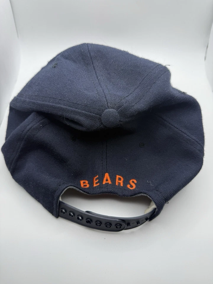 Gorra De Colección Chicago Bears Para Hombres Snapback Azul New Era Modelo Profesional Gorra de Lana Logo NFL Foto 3 de 4