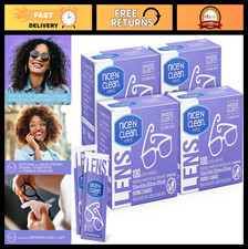 Individually Wrapped Lens Cleaning Wipes - 400 Ammonia-Free, Pre-Moistened for E