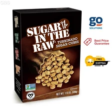 Sugar In The Raw Turbinado Cane Sugar Cubes, Pure, Gluten Free, 17.6 oz (Pack 1)