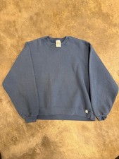 Vintage Women  s Russel Athletic Crewneck Crop Fit Blue
