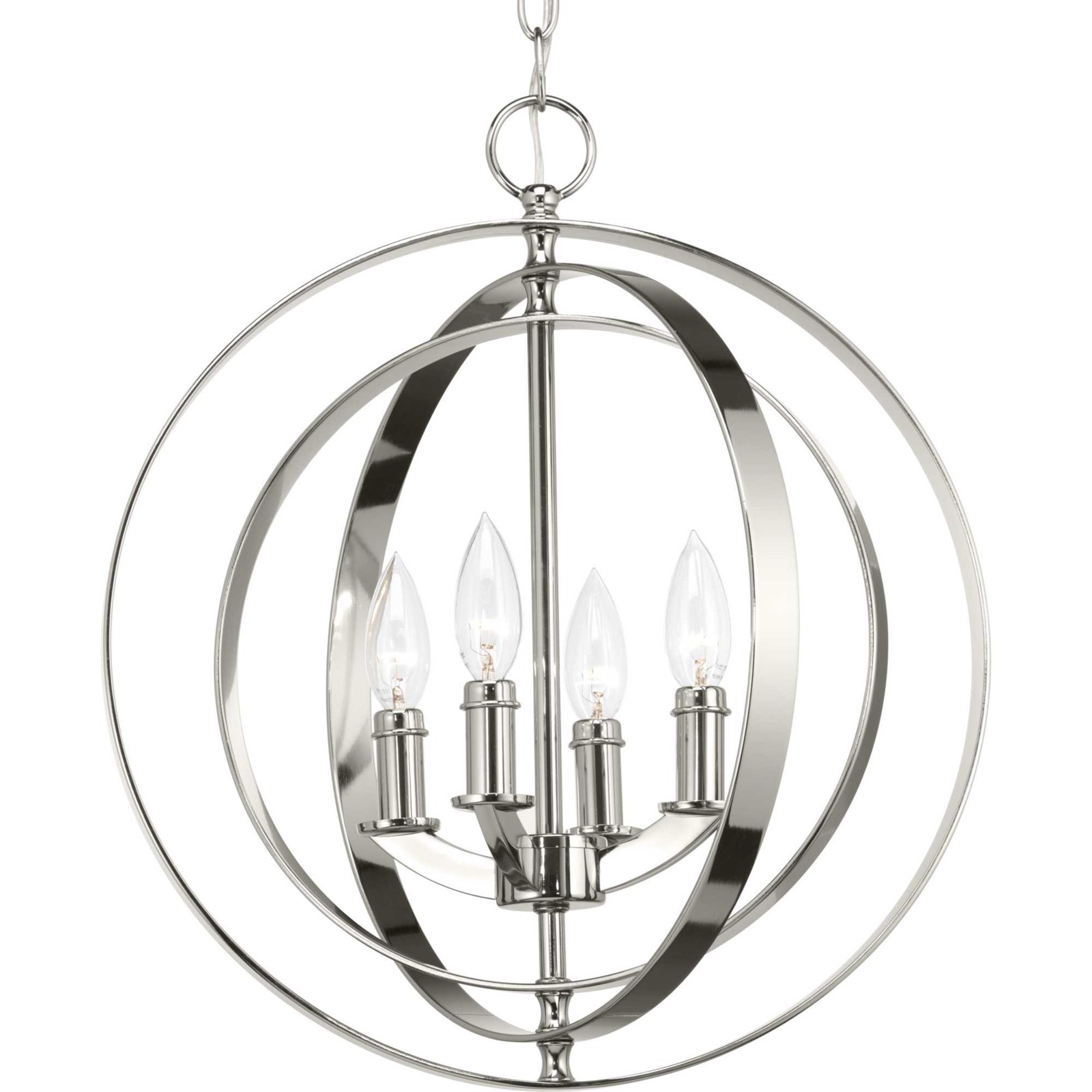 Progress Lighting P3827 Nickel Equinox 4-Light 16