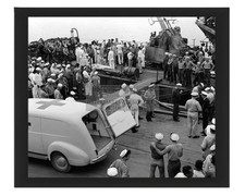 USS HAMMANN SURVIVORS PEARL HARBOR WWII 1942 8X10 FRAMED PHOTO