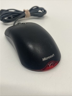 Microsoft X802382 Wheel Mouse Optical USB & PS/2 Compatible Tested ~ Free Ship