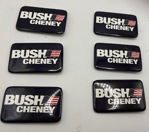 2004 Geoge W. Bush /Cheney Campaign Lapel pin/ Buttons /Political Memorabilia