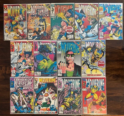 Wolverine #51-57, 59-64 LOT. Hama, Silvestri, Sabretooth, Origin