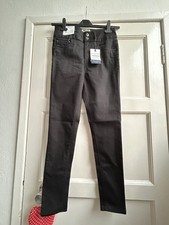 New Look Yazmin High Waist Skinny Black Denim Women’s Jeans Size 10 Short Fit 