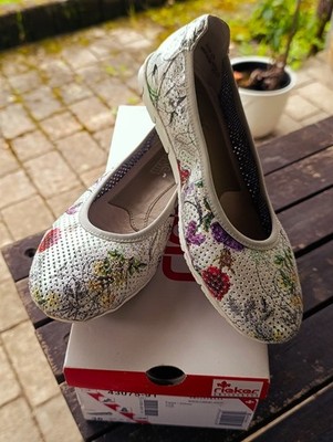 Rieker Damen Halbschuhe Slipper Ballerinas Gr. 36