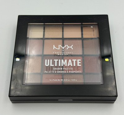 NYX Ultimate Shadow Palette USP03 Warm Neutrals 16 Eyeshadow Shades 0.02oz/0.83g