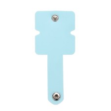 Earphone Wrap 12 x 5cm Silicone Cord Organizer Earbuds Holder, Light Blue