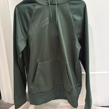 Men's Hurley 90s Skate Vibe Dark Green Pullover Hoodie Size S Retro Skate Surf