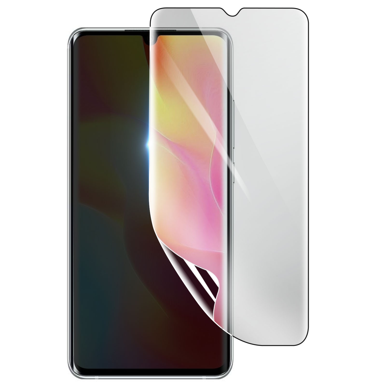 Film Protection Écran Hydrogel pour Xiaomi Mi Note 10 Lite transparent