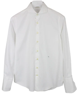 Suitsupply Slim Fit Chemise Habillée Homme M Bouton Coupe Fait sur Mesure Blanc - Photo 1/4