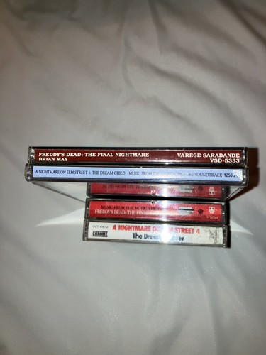 A Nightmare on Elm Street Soundtrack Lot CD Cassette Rare OOP (NOES 4,5, 6) - Picture 2 of 24
