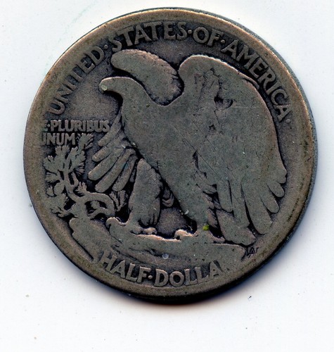 Walking Liberty half 1917-s (obverse} - Picture 2 of 2