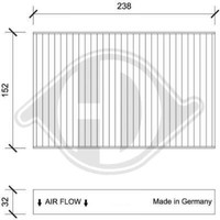Diederichs Innenraumfilter Pollenfilter FüR Nissan Juke F15 Renault Fluence