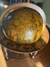 Impressive Italian dry bar from the 1960’s The piece is made of wood & on wheels