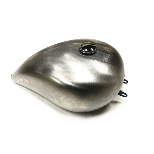 For Harley Sportster 2007-2022 Motorcycle Silver Petrol Gas Fuel Tank 20L W/ Cap - Picture 3 of 12