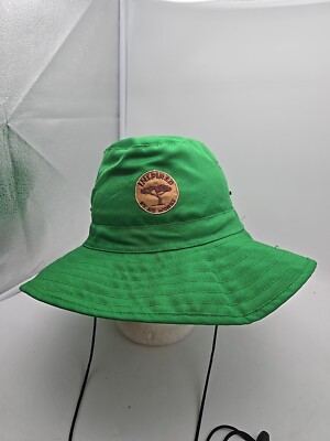 Green Inspired By His Works Bucket Hat Cap Cotton/Polyester visor Sun Embordered