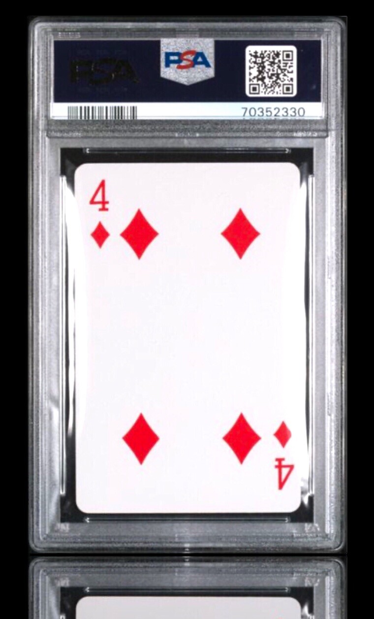 1978 sports deck golf #4D arnold palmer rc; early signed rookie auto PSA 9 view 2