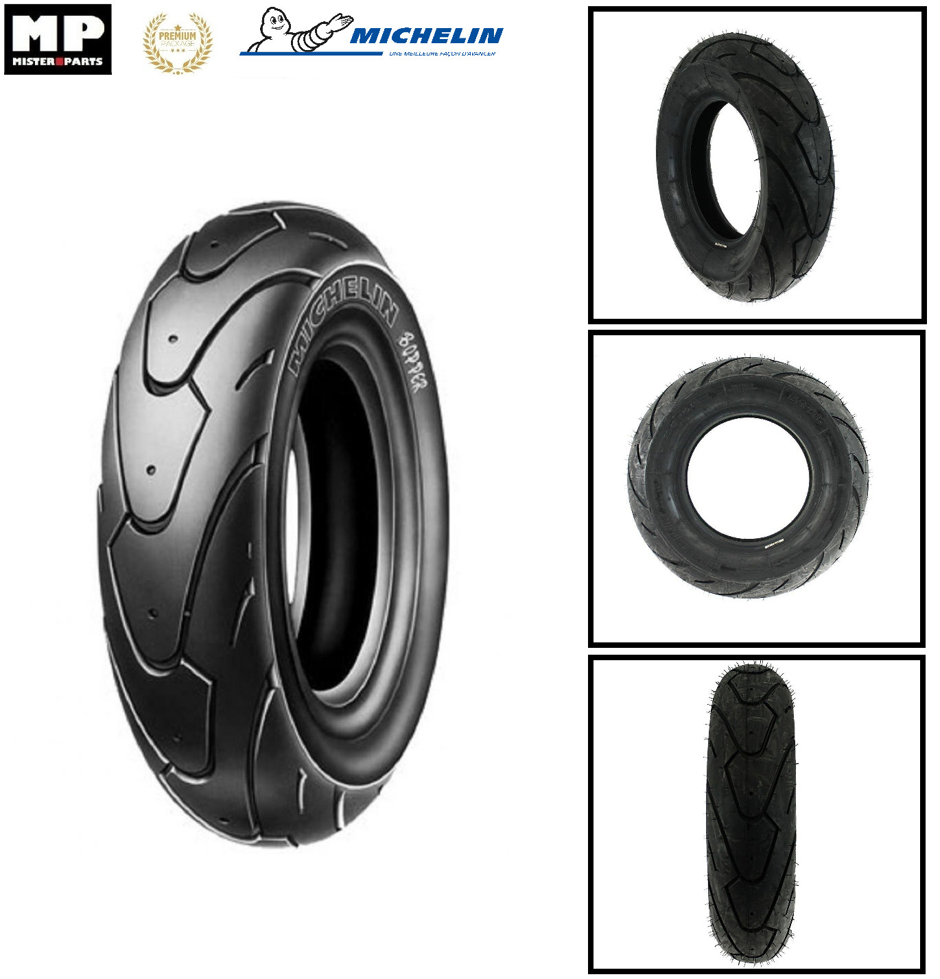 Pneu cross 110/100-18 arrière pour entraînement et compétition de moto ancienne