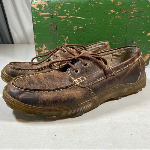 Dr Martens Rick Brown Leather Boat 