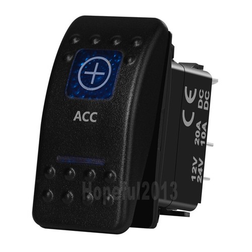 Interruptor basculante LED azul para coche barco ARB/CARLING/NARVA ESTILO 12V-24V impermeable - Imagen 47 de 67