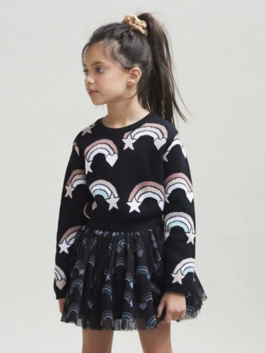 Huxbaby black top tulle skirt